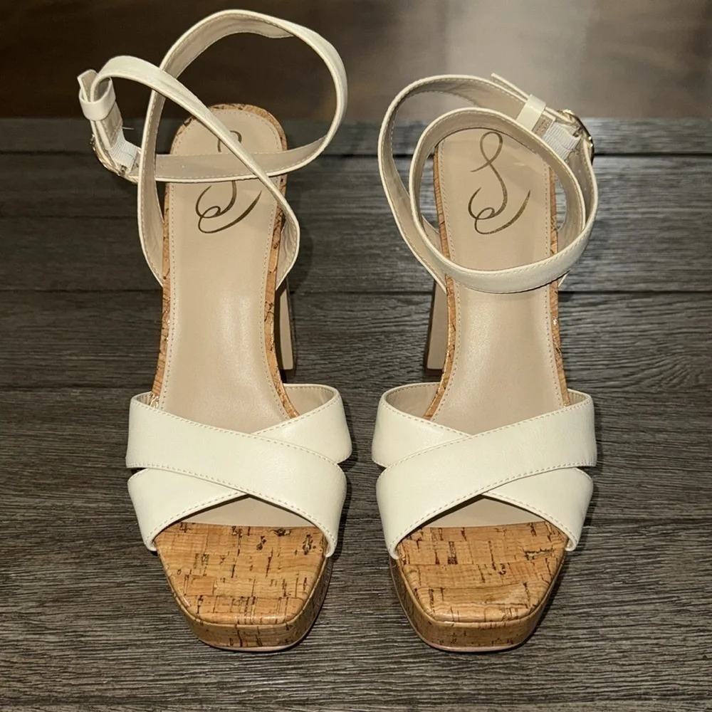 Sam Edelman Kayna Platform Sandal Modern Ivory
